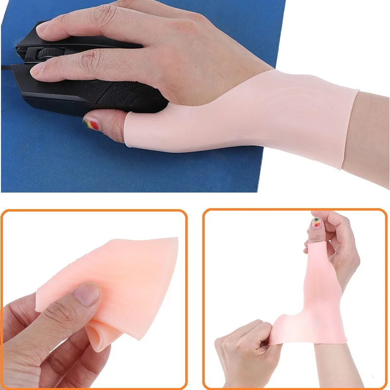 

1Pair Silicone Wrist Thumb Support Braces Right Left Hand Relief Pain For Carpal Tunnel Rheumatism Tendonitis Waterproof Yoga