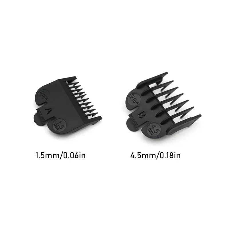 2pcs 1.5/4.5mm Hair Cutting Combs for Professional Hair Trimmer Machine Universal Guards Barber Accessories Trimmer Limit Combs
