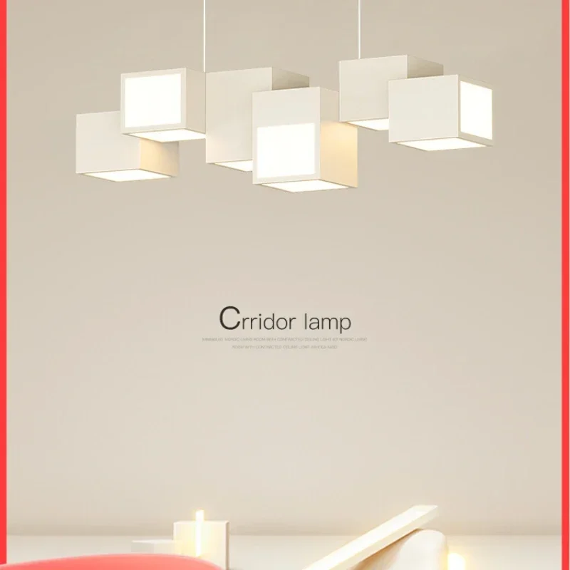 

Дизайнерские креативные ресторанные светильники в скандинавском стиле, современные минималистичные геометрические люстры, новинка 2023, обеденный стол и баровое освещение fixtur