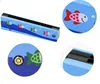 16 Holes Children Harmonica Wooden Double Row Blowable Harmonica Cute Cartoon Pattern Beginner Kids Musical Educational Toys 6