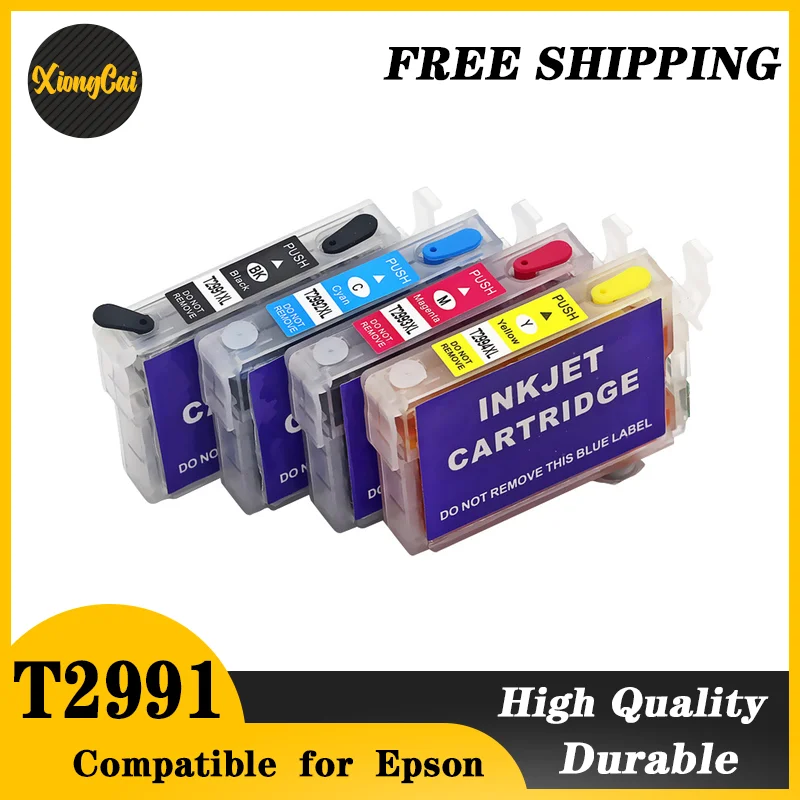 Refil Compatível T2991 29 29xl Cartucho de Tinta para Epson xp 235 245 332 335 432 435 247 442 345 255 257 352 355 452 455 Printer