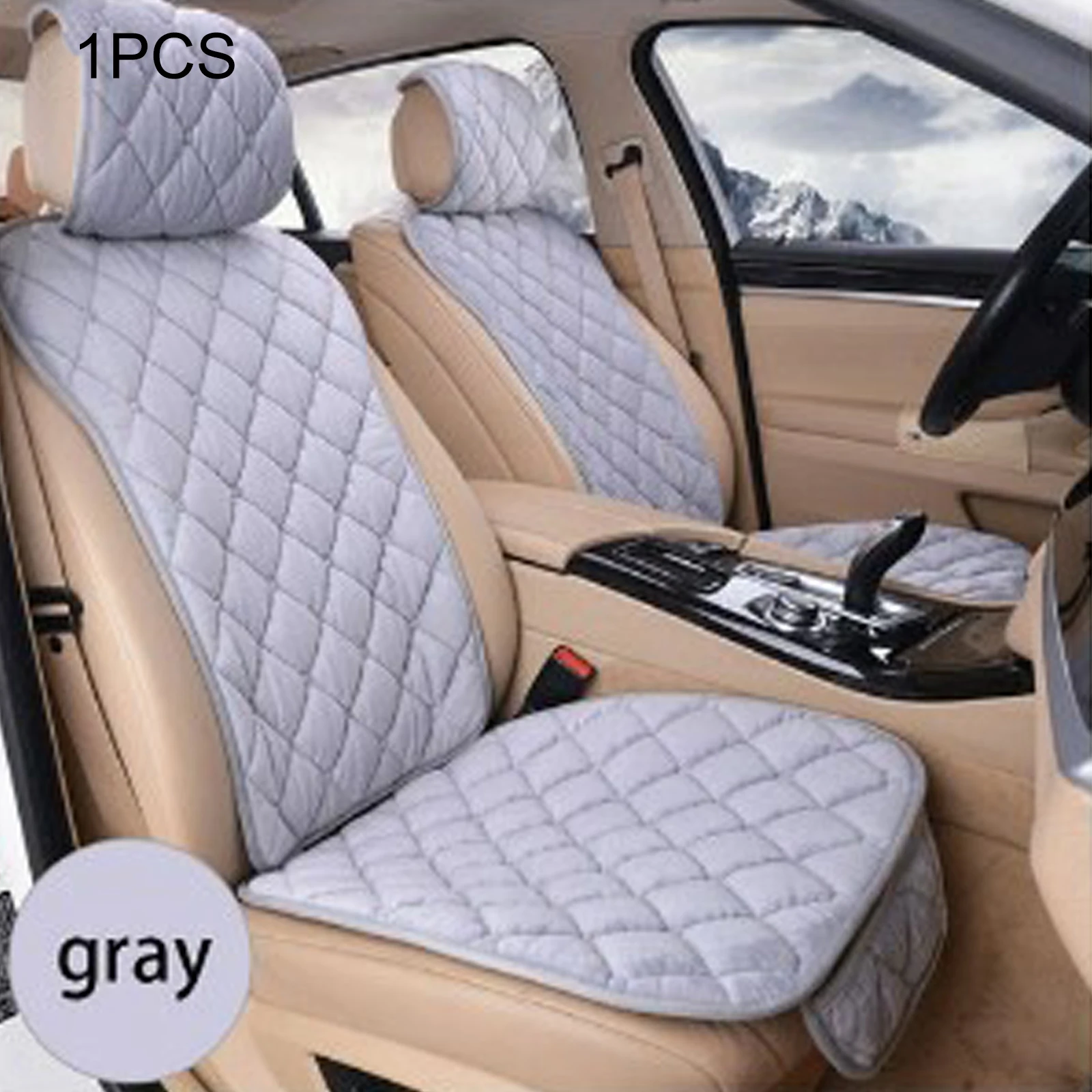 Coprisedili per Auto Universale in Peluche - immagine 3