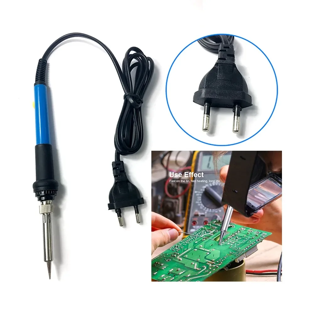 

Soldering Iron Home Use 1PCS Constant Temperature Soldering Iron Set European and American Standards Welding Equipment Tools