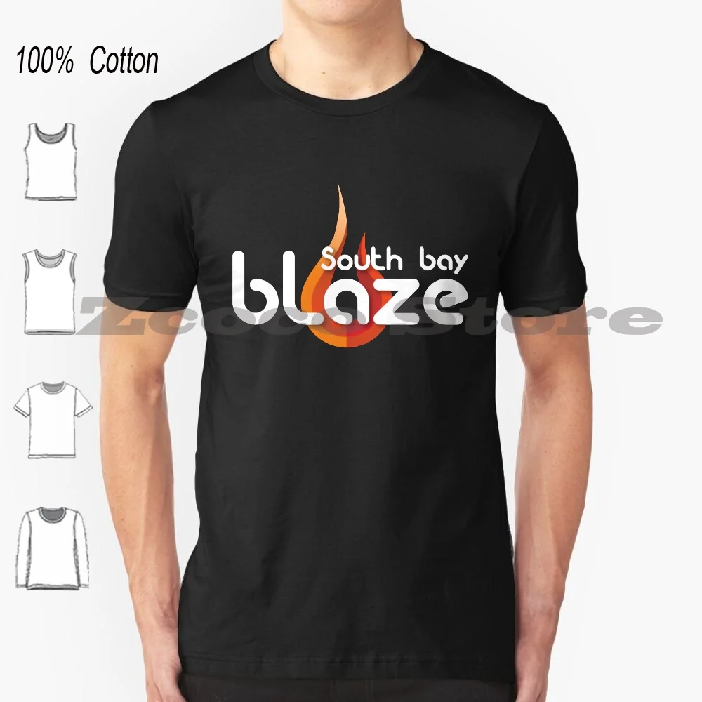 South Bay Blaze T Shirt 100% Cotone Confortevole Alta Qualità South Bay Blaze Alc Ciclo Di Vita