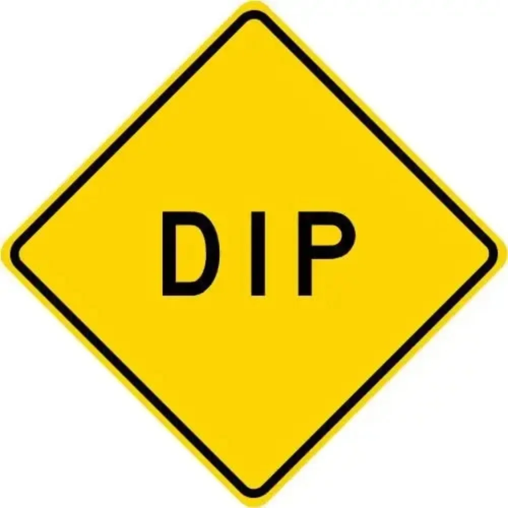 Left Turn With Sharp Turn Symbol Road Sign - 12x12 Inch Aluminum Novelty Sign