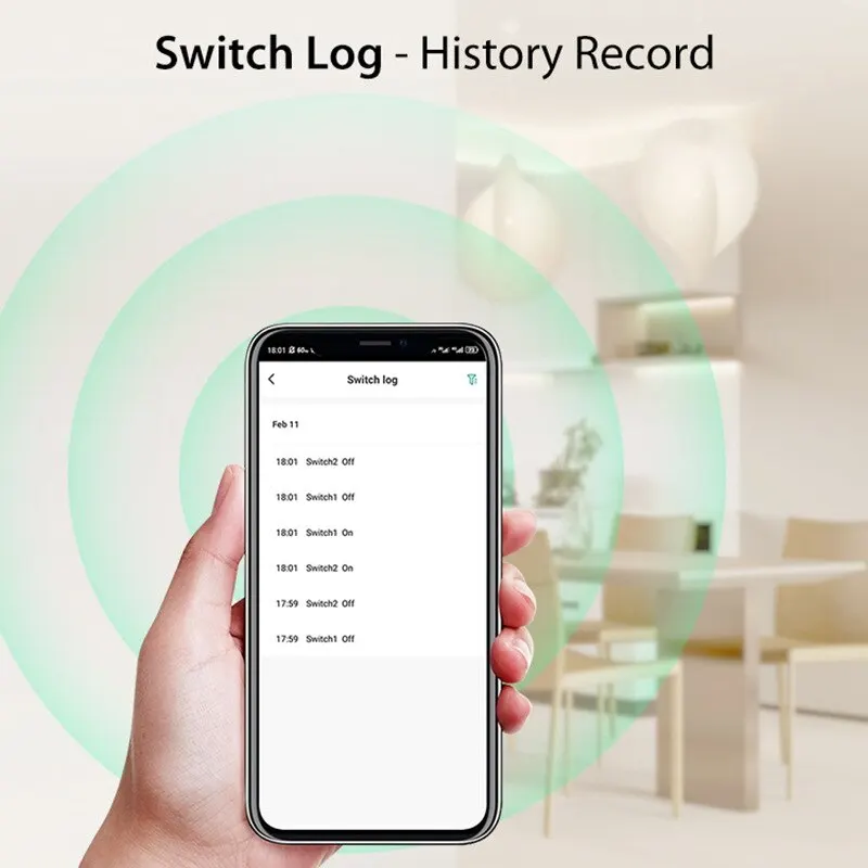 Smart Matter WiFi 1 CH Modulo Swtich Lampadina fai da te Interruttore automatico App Supporto remoto Homekit Siri Google Home Alexa Assistente vocale - immagine 4