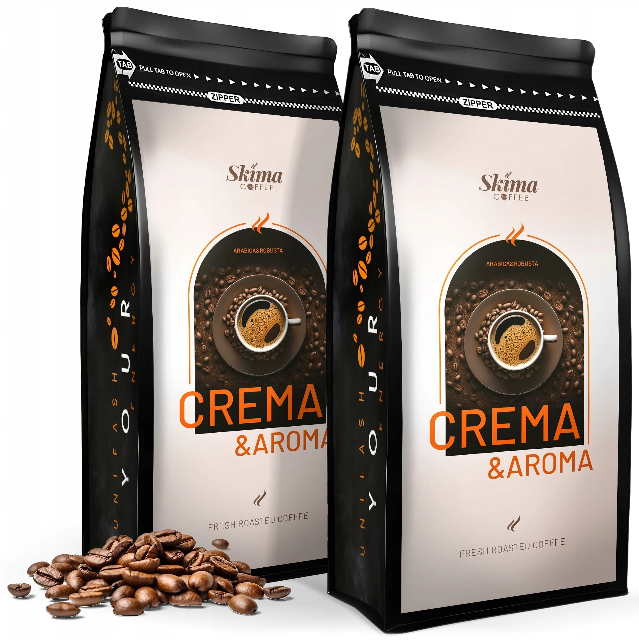 Kawa Skima Coffee 2x1kg CREMA & AROMA z Polski za $32.19 / ~119zł