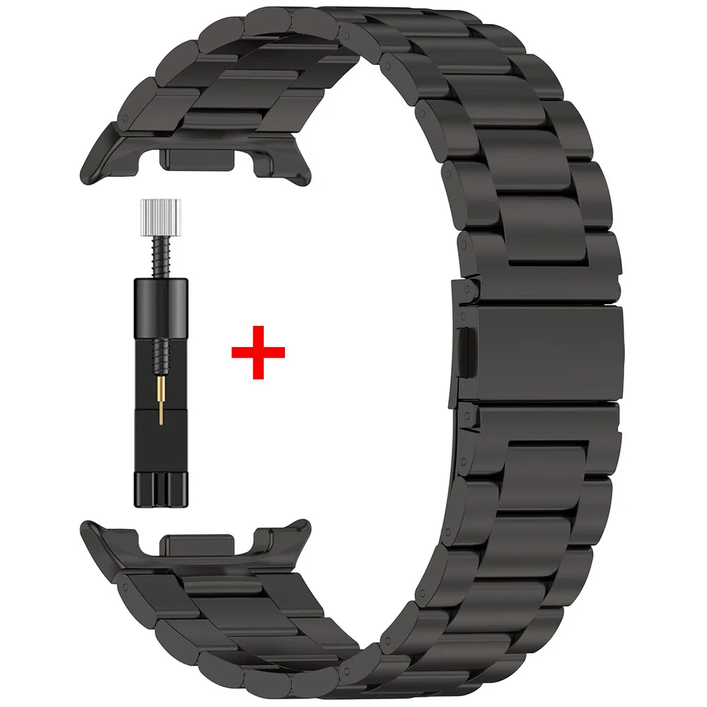 Sleek No Gap Metal Watch Band Bracelet