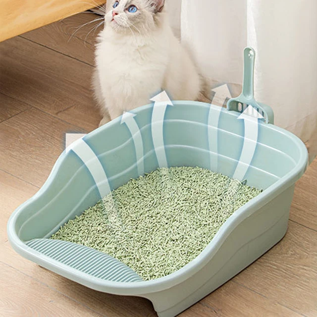 최적의 고양이 쓰레기 경험을 위한 대야 고양이 쓰레기 상자