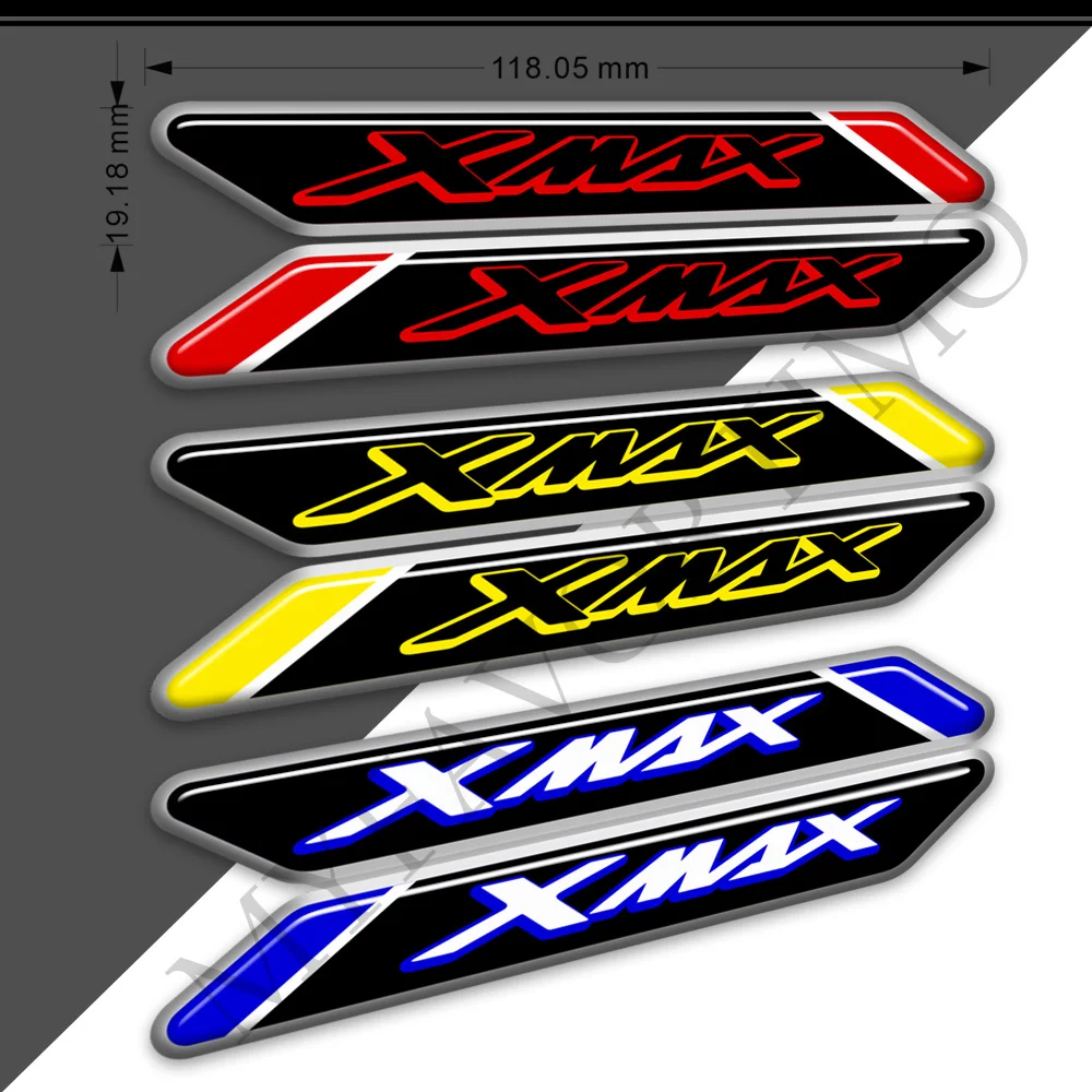 Motorcycle Stickers For Yamaha X-MAX XMAX X MAX 125 250 300 400 3D Mark Tank Decals Emblem Badge Tank Pad Protector 2019 2020