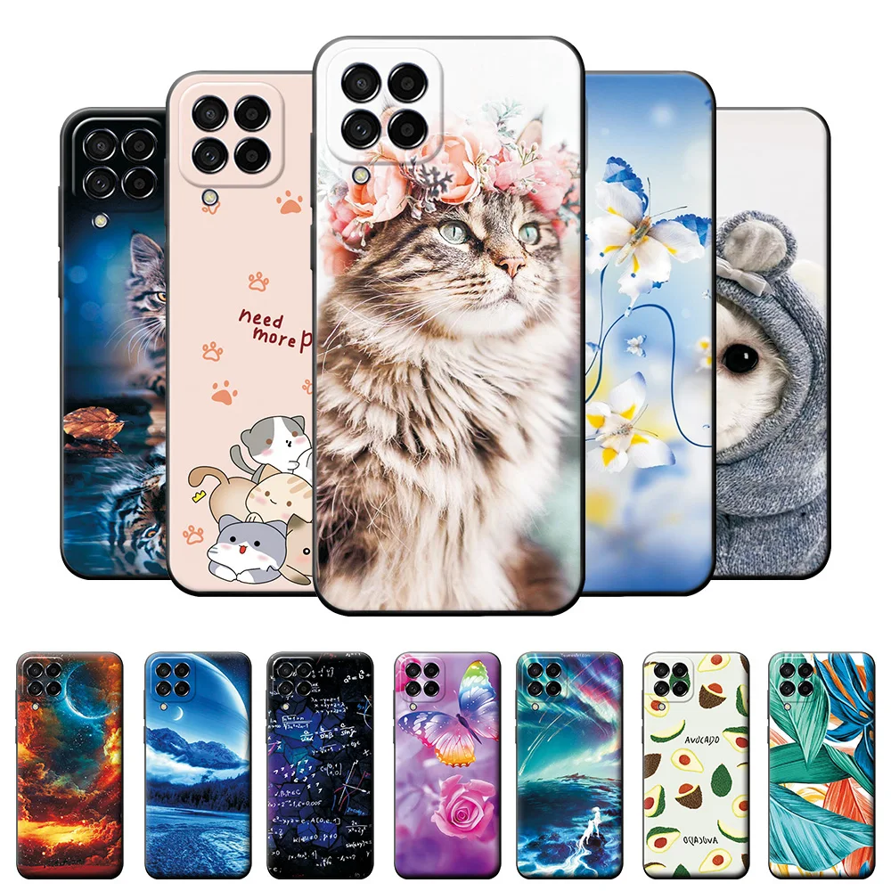 Per Samsung Galaxy M33 5G Custodia Morbida In Silicone Tpu Cute Cartoon Cover Posteriore Per Galaxy M53 Funda Per Samsung M33 M53 5G Coque
