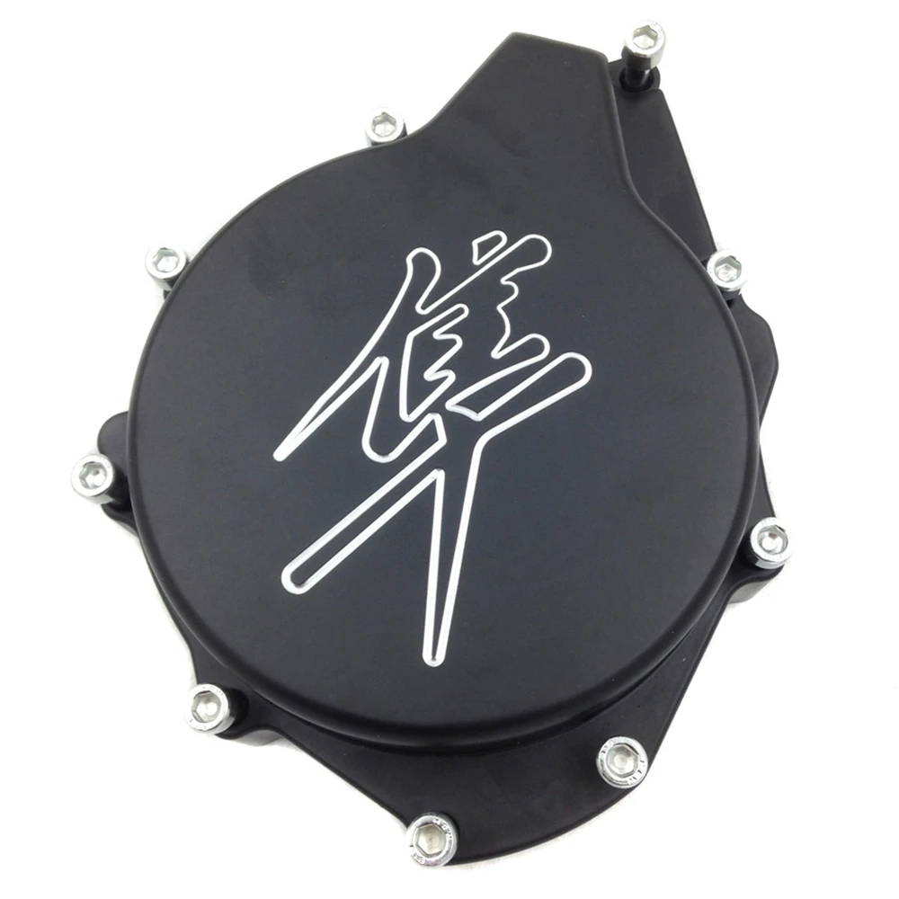 Free Shipping Crankcase For Suzuki Hayabusa GSXR1300 1999-2019 Engine Stator Cover BLACK Left Side Aftermarket Motorcycle Parts |