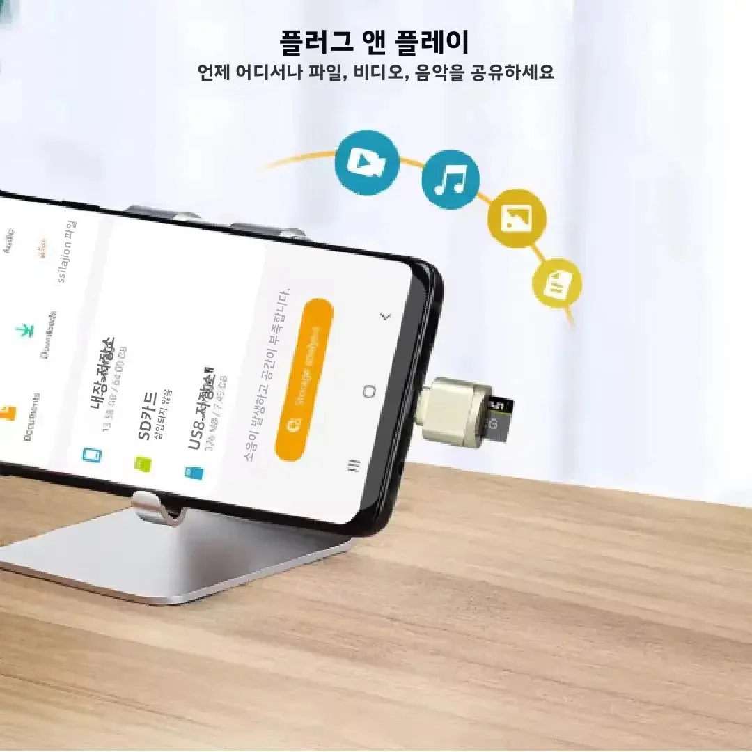 SD 카드 리더, USB C to SD 카드 리더, Type C TF 스토리지 카드 리더, USB C to USB 어댑터 포함, Mepsies USB OTG 리더, 슈트
