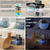 EYFL-Cat Water Fountain 2.2L/74Oz Wireless Pet Water Dispenser Automatic Dog Water Dispenser For Drinking Pet Water Fountain 3