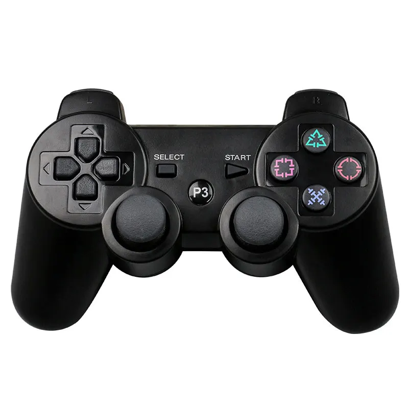 Controlador de jogo sem fio para p2/p3/p4/fino/pro gamepad sem fio bluetooth para pc joystick de vibração dupla para ios/android