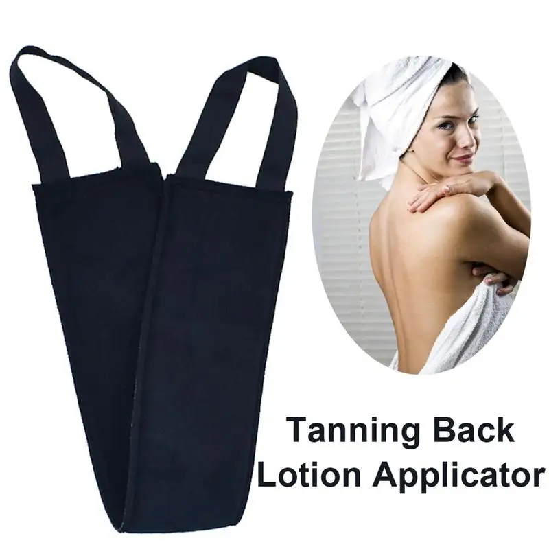 Self Tanning Mitts Back Applicator For Self Tanner To Prevent Tan Stain On Hands For All Tanners Back Applicator Band tanning gel cream