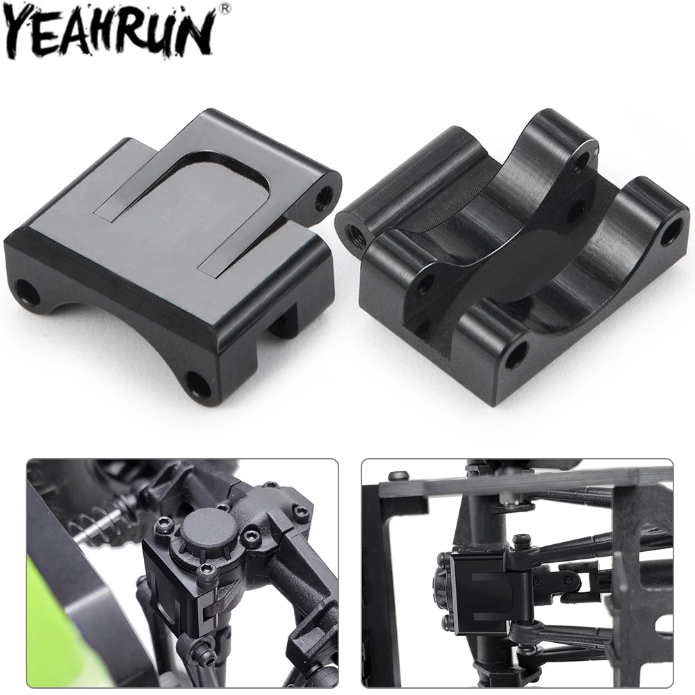 

Кронштейн для задней оси YEAHRUN, верхнее звено для осевого SCX24 90081 Jeep JLU Gladiator Bronco 1/24, детали для радиоуправляемого гусеничного автомобиля