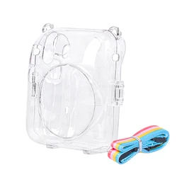 Custodia Trasparente Compatta per Macchine fotografiche con Tracolla - Borsa Trasparente per Mini Fotocamere
