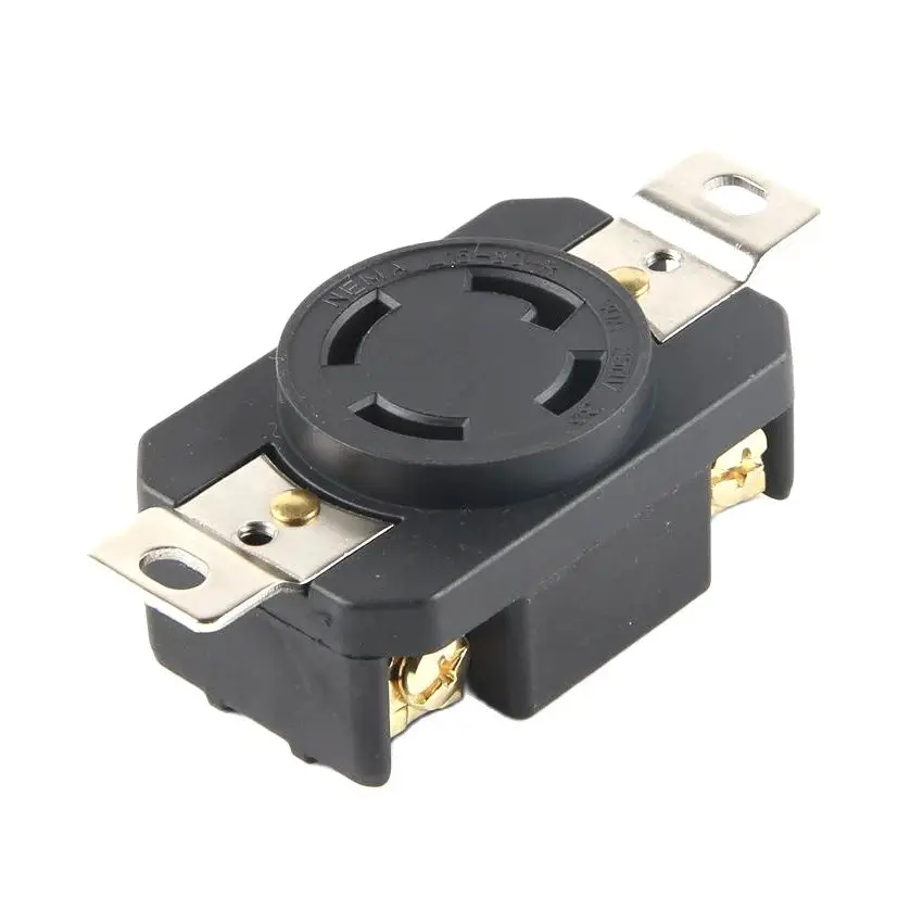 America 30A NEMA L15-30P L15-30R US Locked industry power converter plug Generator inline wiring connector Receptacle