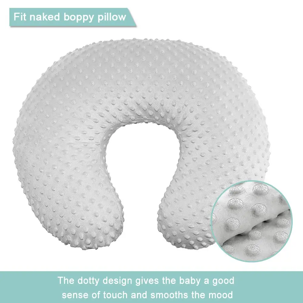 Nursing Pillow Cover Baby Nursing Pillow Cover Minky Breastfeeding Pillow Slipcover for Newborn