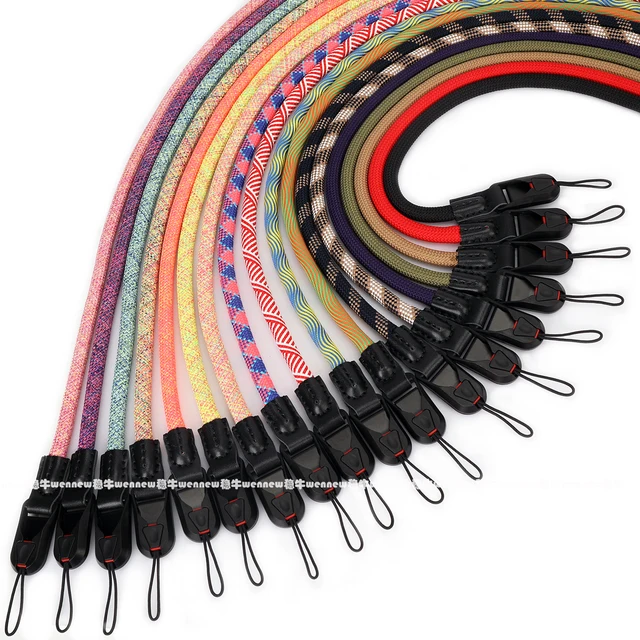 Sangle de poignet pour appareil photo, corde en Nylon à dégagement rapide, sangle d'épaule pour Fujifilm Sony Nikon Canon Leica, accessoires sans miroir 4