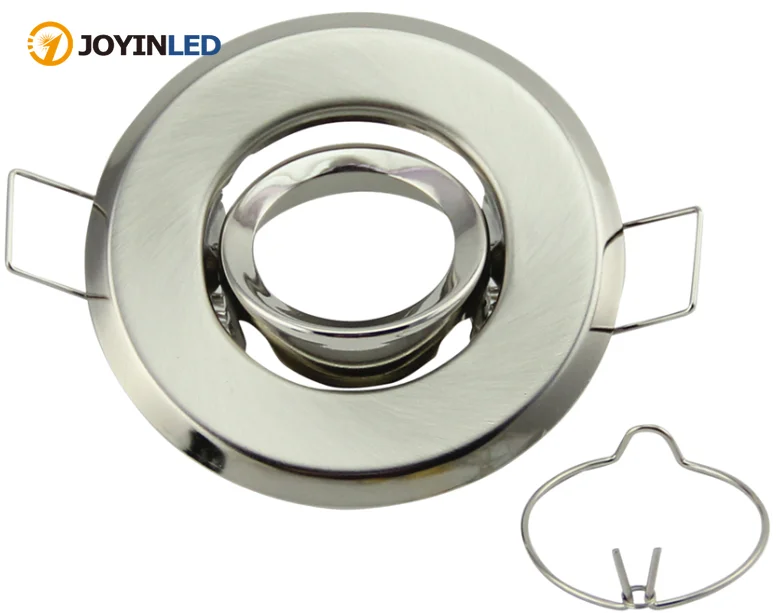 High Quality MR16 GU10 Bulb Holder Recessed LED Spotlights Frame Adjustable Ceiling Light Led Holders Cutout 45mm