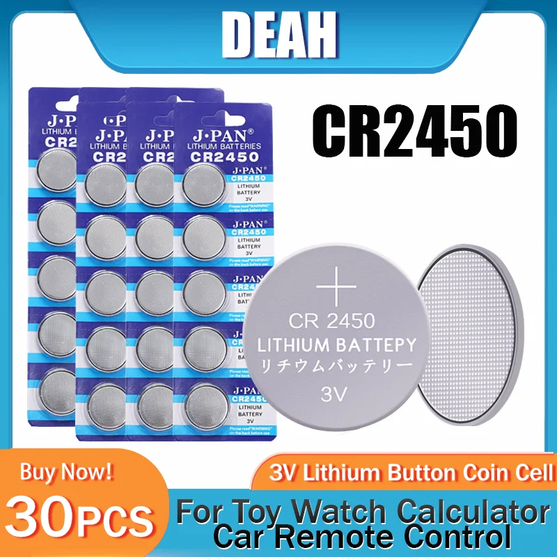 Batería de botón recargable Cr2450  Baterías de botón Cr2450-2021-nuevas  10 piezas-Aliexpress