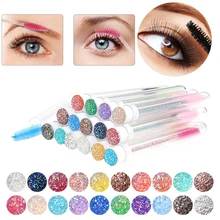 

10pcs Reusable Eyelashes Brush Tube For Eyelash Extension Disposable Mascara Wands Eyebrow Brush Applicator EyeLash Brushes