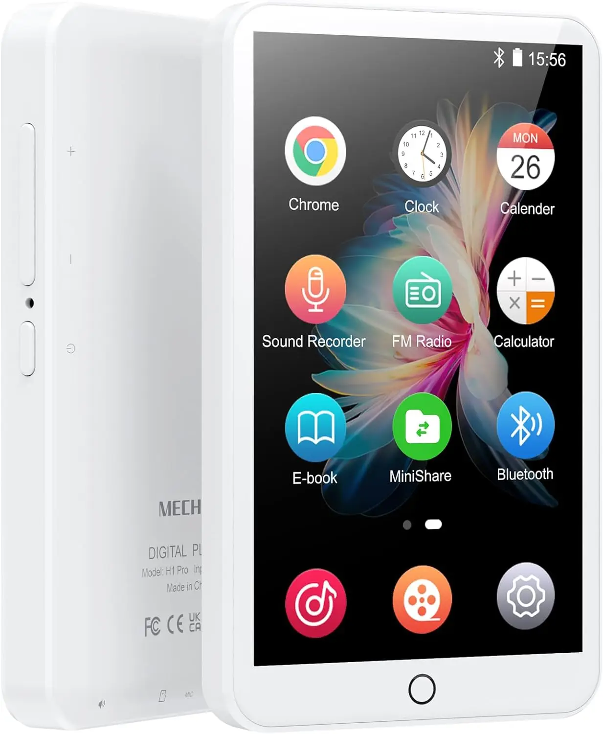 MP4 Player, WiFi Mp3 MP4 Player with Bluetooth, 4.0 Inch Full Touch Screen Music Player for Android, 50H of Continuous Playback, Continuous Playback, MECHEN MP3 Player with Bluetooth and WiFi，4\" Touch Screen Music Player  Android 9.0 MTK 8 Core，MP4 Player with Spotify，Audible，Deezer，