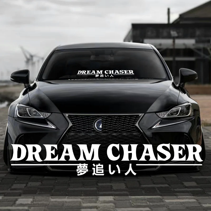 DREAM CHASER Car Rear Windshield Stickers Reflective Auto Door JDM