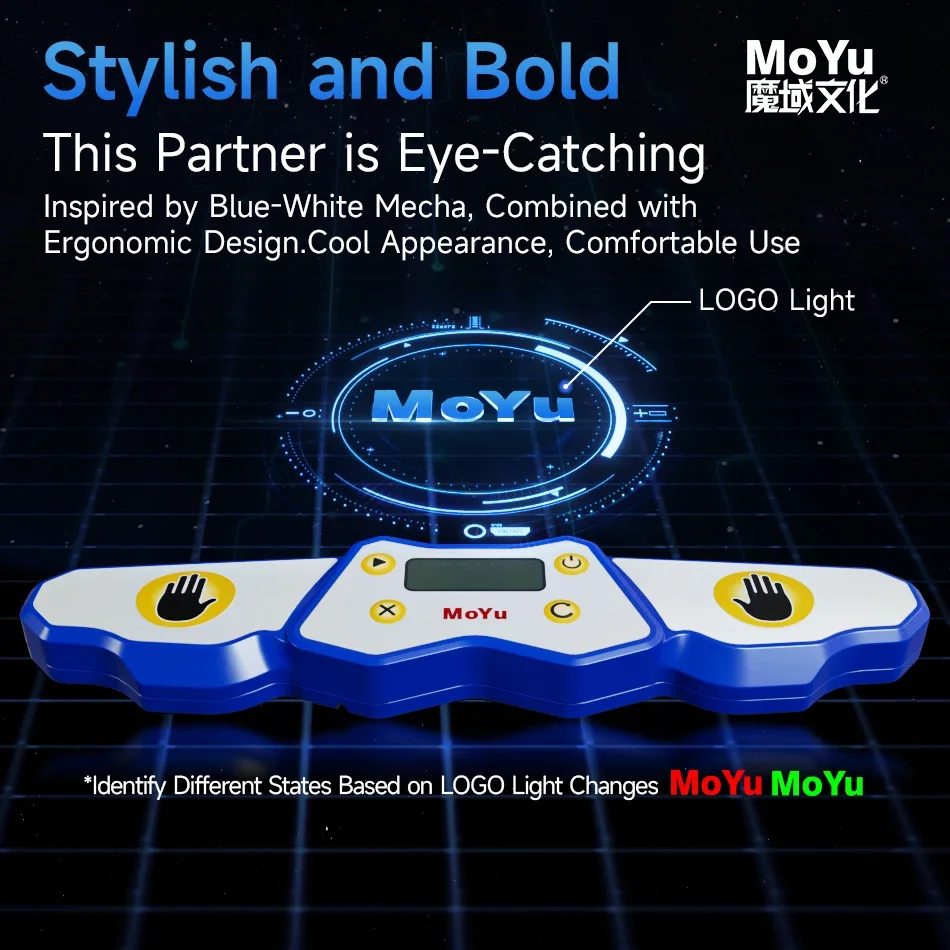 [JudyCube] Moyu AI Timer Large Display Specially Designed for Racing Competitions Moyu Timer Smart Professional Games 5