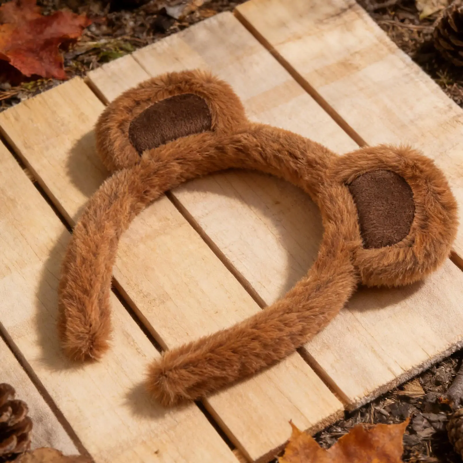Stirnband mit Niedlichen Bärenohren, Plüsch-Haarband für Frauen und Mädchen, Gesichtsreinigungsband, Liebliche Tier-Stirnbänder, Cosplay-Haarreifen, Haaraccessoires – Detail 3