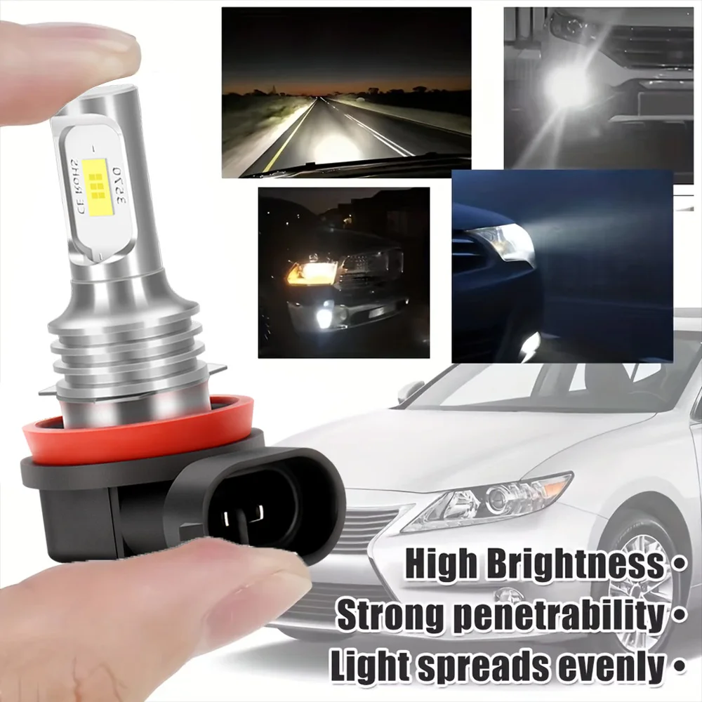 2pcs LED 안개등 블 블 램프 램프 SKODA Rapid 2011-2019 2012 2013 2014 2015 2016 2017 2018