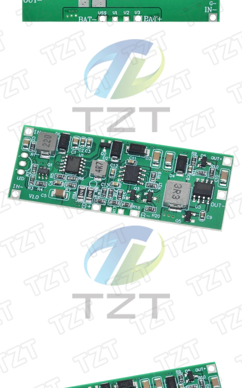 TZT 3S 12V 3A 36W Lithium-Batterie UPS-Modul Lade- und Entladefunktion Automatische Umschaltung Unterbrechungsfreie Stromversorgungsplatine – Detail 6