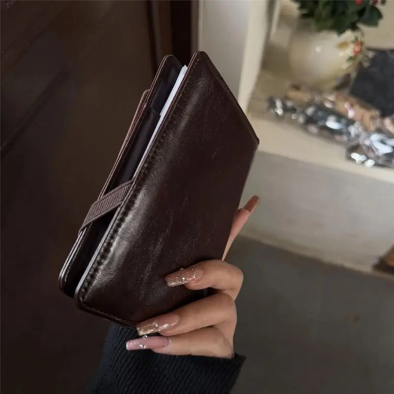 Porta Passaporto Multifunzionale in Pelle, Organizzatore di Documenti da Viaggio con Slot per Biglietti e Carte, per Uomini e Donne - immagine 3