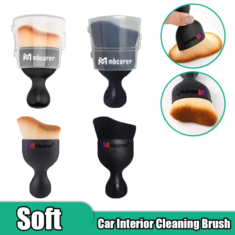 Air vent cleaning brush 1/2PCS car vent cleaning soft brush with casing center console tool