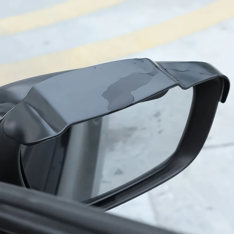 Car Rearview Mirror Rain Eyebrow Air Dry Blowing Style Snow Guard Sun Visor Shade Protector Rainproof Blade