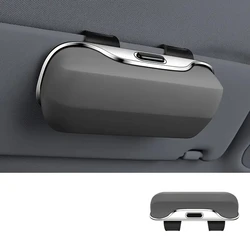 Portable Car Sunglasses and Eyeglasses Holder (GRAY)