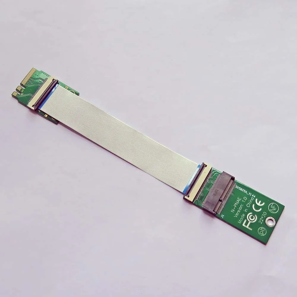 

A+E/E key M.2 WIFI Card Extension Cable Convert Card Riser Support PCIE Protocol M.2 WiFi Card Extender Converter Adapter Riser