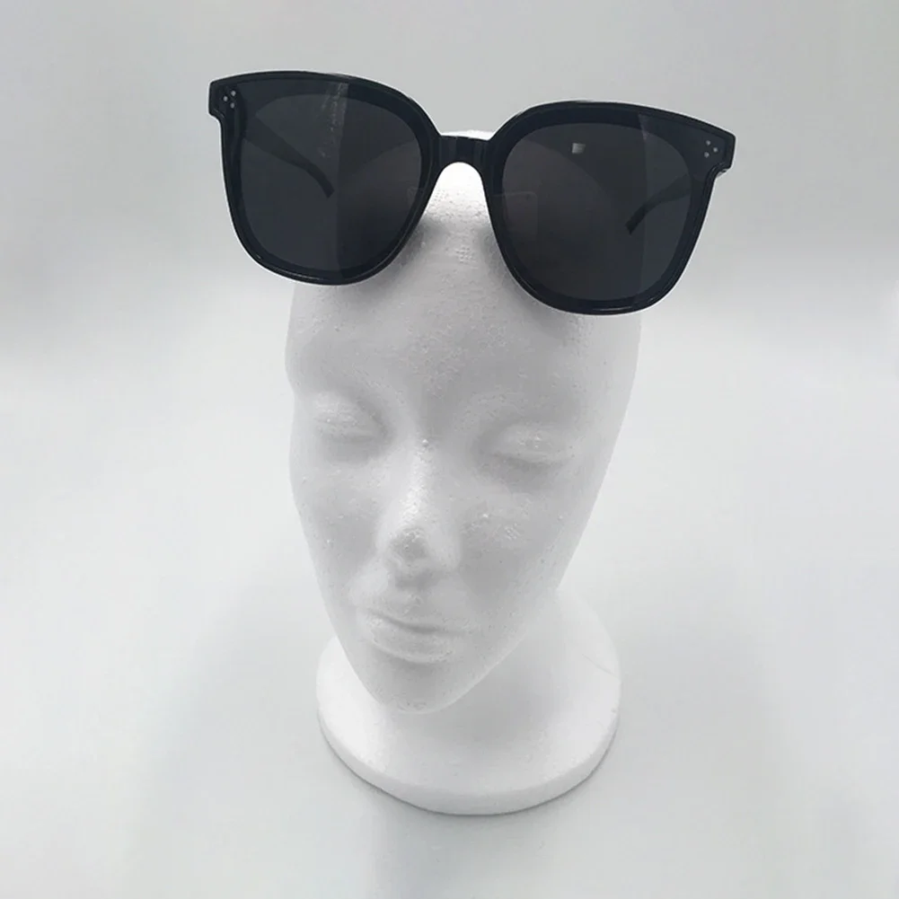 Foam Mannequin Head Practical Foam Flocking Head Mold for Wigs Glasses Hat Scarf Display