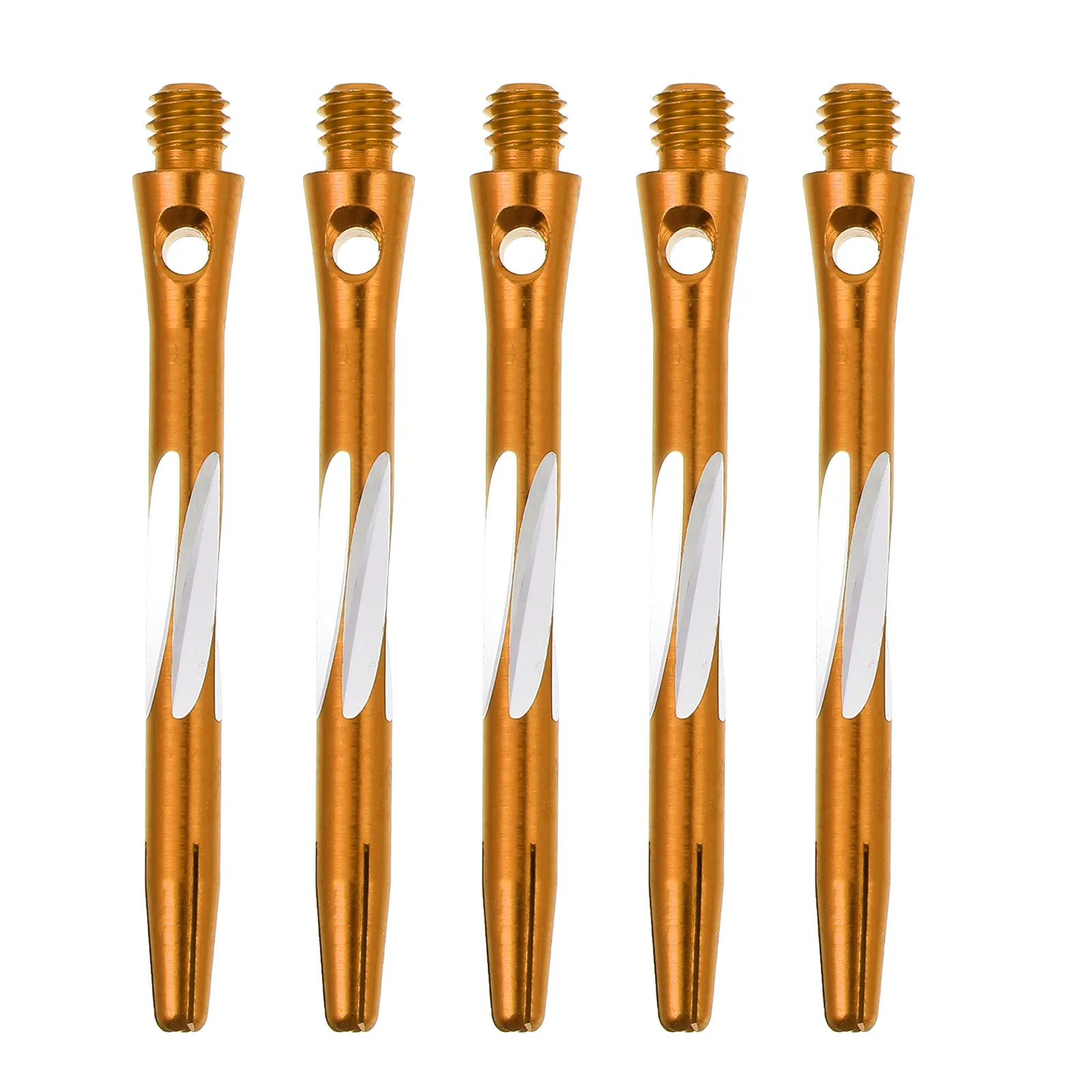 

5 Pcs Dart Shaft Steel Tip Game Medium Shafts Thread Stem Aluminum Aluminium Alloy Rod Carved