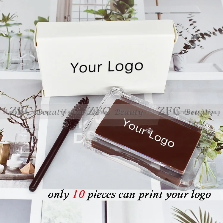 

Custom Logo Natural Vegan Eyebrow Soap Styling Gel Waterproof Brow Shaper Soap Customize Your Logo Eyebrow Kit FEDEX DHL