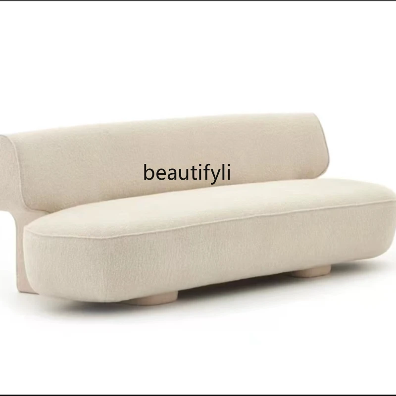 

Light Luxury Cream Nordic Creative Sofa Hotel Reception Room Designer B & B Small Apartment Beauty Salon Combination Sofa