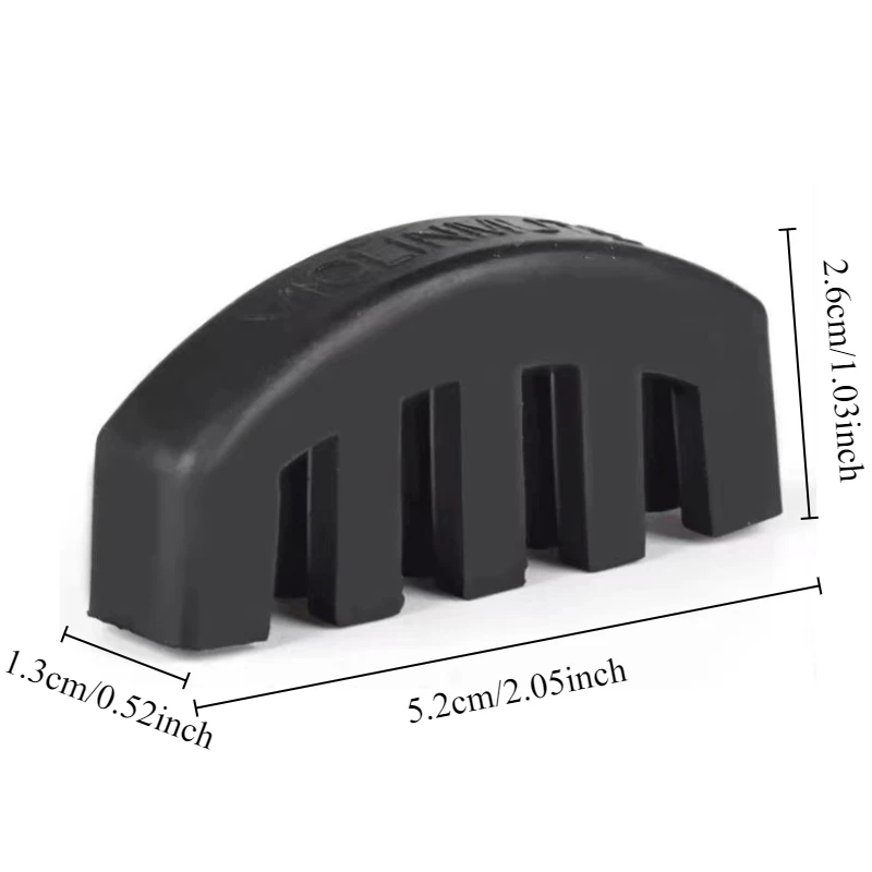 Violin mute Five claws Mute Rubber Portable Mute Anti disturbance Violin practice accessories 1pc