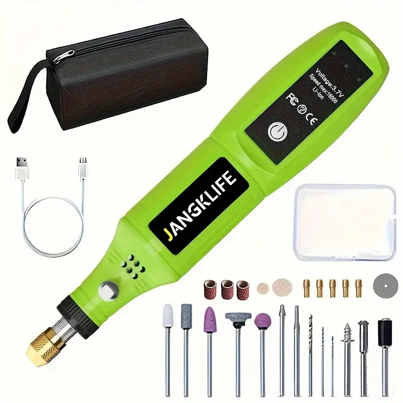 Dremel Inalambrica Kit De Herramientas Rotativas Inalámbricas Con 3 Ajustes De Velocidad Mini Amoladora Bateria