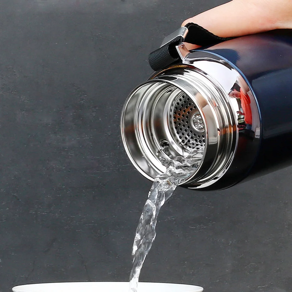 800Ml Stainless Steel Water Bottle Large Capacity Double Wall Thermos Bottle Outdoor Vacuum Water Flask Thermal Insulated Cup Hot And Cold Water Bottle