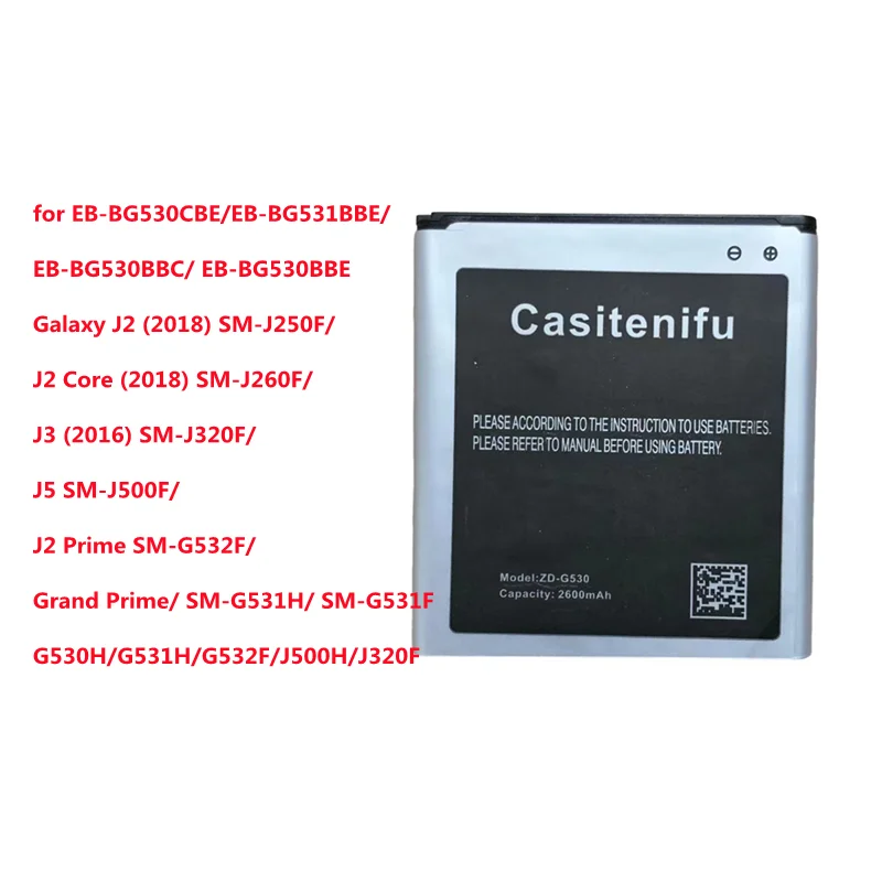 new-battery-for-samsung-Galaxy-J2-2018-SM-J250F-J2-Core-2018-J260F-J3 ...