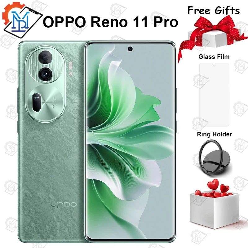 Originale Oppo Reno 11 Pro 5G 6.74 Pollici 120Hz Schermo Snapdragon 8 + Gen 1 Octa Core Camera 50Mp Batteria 80W Smartphone