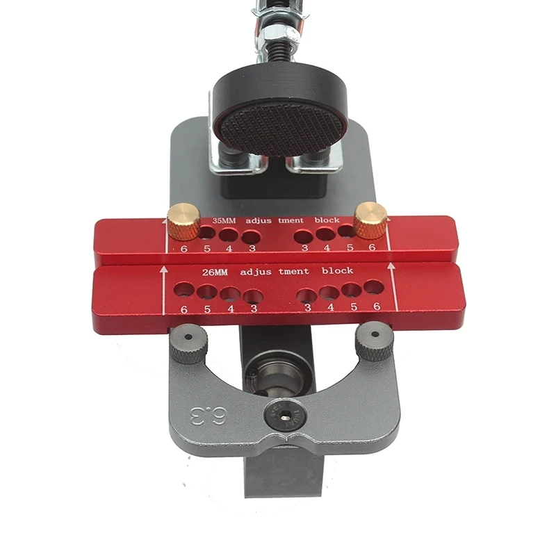 Woodworking Tools Concealed Hinge Jig 26mm/35mm Hinge Boring Bit Woodworking Drilling Guide Locator Fixture Cabinet Cupboard Door