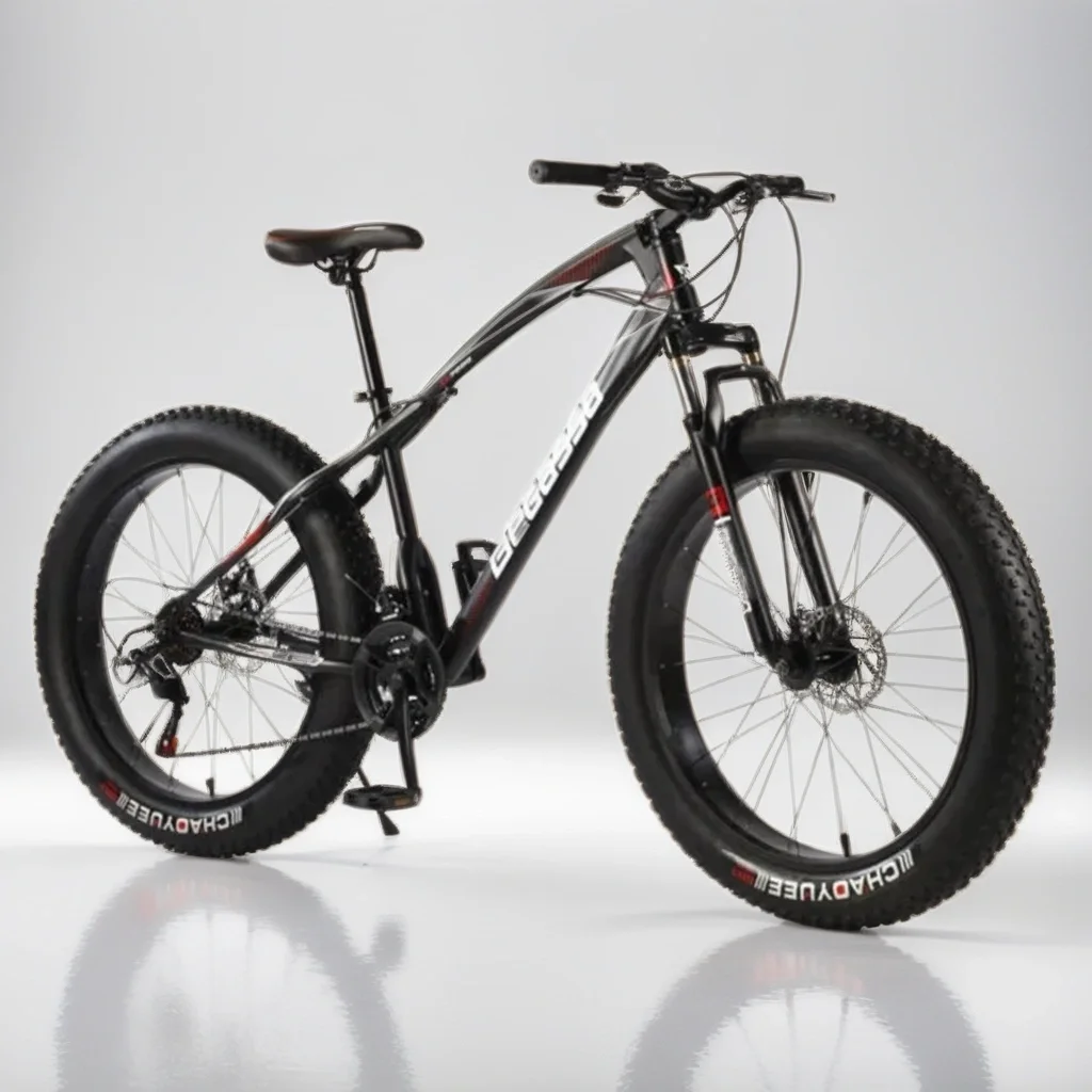 

24/26 inch Fatbike 4.0 fat tires variable speed outdoor beach and snow bike high carbon steel frame dune Cross Country Bicycle